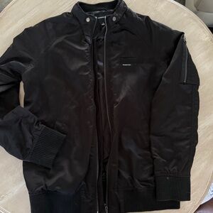 Members Only Classic Black Bomber Jacket